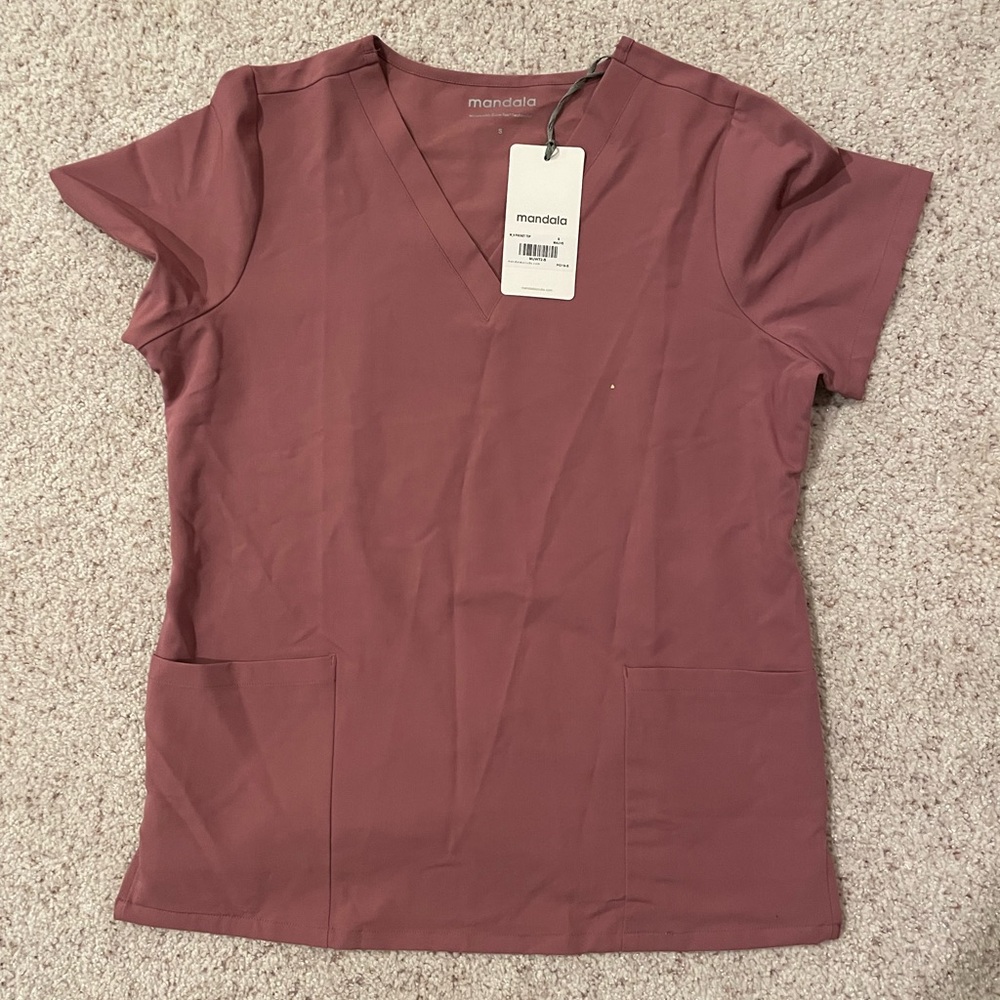 Mandala 6 pocket top in Mauve